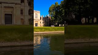 Punting in Cambridge Enjoy the Glideexplore shorts [upl. by Ban]