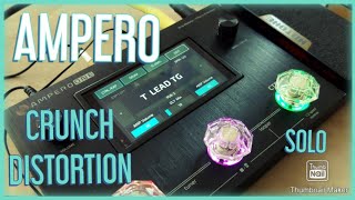 AMPERO ONE  MP100 PRESETS SOLO DRIVE CRUNCH DISTORTION HOTONE [upl. by Nisaj]