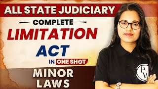 Limitation Act One Shot  Minor Law  All State Judiciary Exam [upl. by Ekal777]