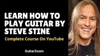 Learn How To Play Guitar by Steve Stine  Beginner Guitar Lesson 1 [upl. by Sokin]