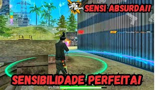 Sensibilidade Perfeita 🎯 Free fire Highlights 🇧🇷❤️ [upl. by Ellirpa722]