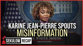 Karine JeanPierre Spouts Misinformation [upl. by Eetnod]