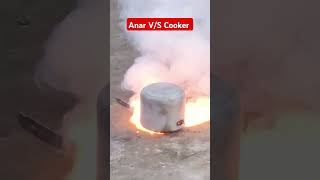 Anar testing vs cooker diwali2024 diwali shorts testing fireworks [upl. by Russon]