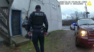 Trenton police kick a man accused of squatting off of a property [upl. by Nipsirc102]