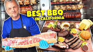 1 BEST BBQ in California amp SECRET RECIPE Rotisserie MEAT SANDWICH Food Truck [upl. by Bellis720]