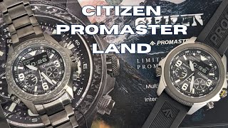 Watch Review of the Citizen Promaster Land JV100707E amp JV100863E Limited Edition [upl. by Marijn299]