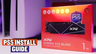 Gammix S70 SSD PS5 Installation Guide [upl. by Terryn]