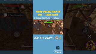 Added a Crafting Bench to Raft 🛠️  Raft Survival Shorts raftsurvival raftgameplay dollargamer [upl. by Aira]