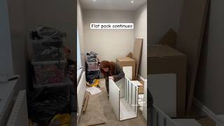 Flat pack continues 🥵 flatpack furniture furniturebuild [upl. by Antonio732]