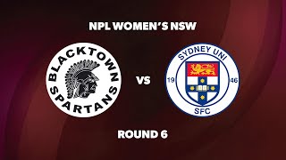 NPL Womens NSW Round 6 Blacktown Spartans FC v Sydney University SFC [upl. by Rahas]