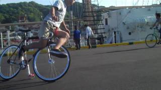 Fixed Gear Skid 360 [upl. by Ahseiuqal629]