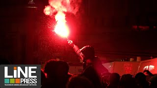 CDM Qualification France finale contre le Maroc Champs Élysées  Paris  France 14 décembre 2022 [upl. by Yebloc]