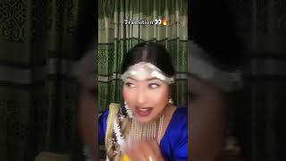 Chandramukhi looks👀🔥transformation bhoolbhulaiyaa3 trendingshorts fypシ゚viral hindisong [upl. by Yttik]