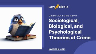 Sociological Biological and Psychological Theories of Crime  Essay Example [upl. by Dekow82]