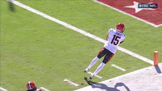 100yard return Charlie Jones burns Browns on opening kickoff return [upl. by Aehr]