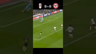 FULHAM VS BRENTFORD 🔥 highlight english premier league shorts [upl. by Nerrag]