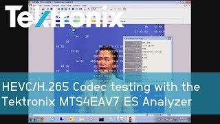 HEVCH265 Codec testing with the Tektronix MTS4EAV7 ES Analyzer [upl. by Eliathan]