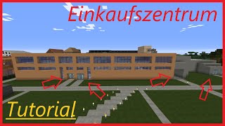 Minecraft Einkaufszentrum bauen  Tutorial [upl. by Lonier]