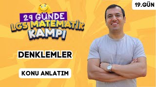 Denklemler Konu Anlatım  29 Günde LGS Matematik Kampı 19Gün  İMT Hoca [upl. by Ybbil]