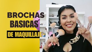 BROCHAS BASICAS DE MAQUILLAJE PARA PRINCIPIANTES  LA KAROLA OPINA [upl. by Ahsilav471]