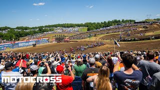 Pro Motocross 450 Class Highlights  High Point National 2024 [upl. by Sac]