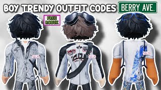 BOY TRENDY OUTFIT CODES FOR BERRY AVENUE BLOXBURG amp ALL ROBLOX GAMES THAT ALLOW CODES 🤩✨️ [upl. by Neva893]