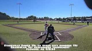 starkville Dawgs vs queen city bombers grandslam1st responders tribute [upl. by Oruntha96]