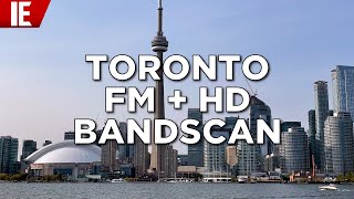 🇨🇦 Toronto Ontario  Full FM amp HD Bandscan May 18 2023 [upl. by Ollayos]