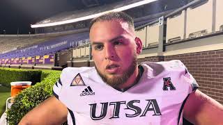 UTSA TE Oscar Cardenas Postgame Interview 3020 loss to ECU 92824 [upl. by Nanci]