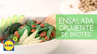 Ensalada Crujiente De Brotes Tiernos  Ensaladas Edulis [upl. by Swainson]