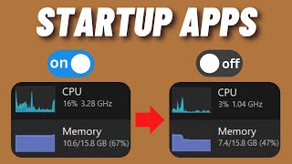 Better Performance  Disable Startup Apps on Windows 11 [upl. by Mahla204]