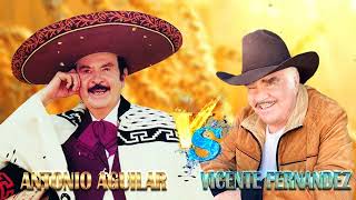 VICENTE FERNANDEZ y ANTONIO AGUILAR EXITOS LO MEJOR DE RANCHERAS MEXICANAS MIX [upl. by Torrell726]