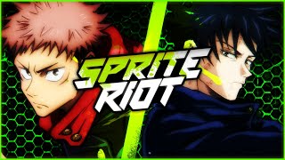 Yuji VS Megumi Jujutsu Kaisen Sprite Riot By Luz and Steveclearly [upl. by Airetahs]