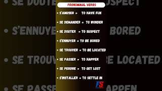 French Pronominal verbs [upl. by Liu22]