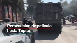 IMPACTANTE  Una persecución en tiempo real en calles de la CDMX [upl. by Goines]