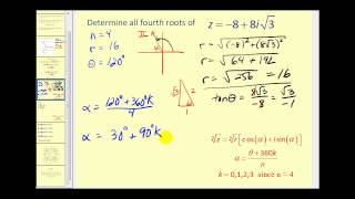 Determining the Nth Roots of a Complex Number [upl. by Bluefield572]