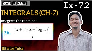 Q36  Integrate x  1x  log x²x [upl. by Assirral431]