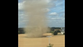 Tornado nearly hits French middle school [upl. by Hedve]