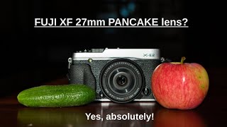 Fujinon XF 27mm F28 a sharp and tiny pancake lens for the Xmount [upl. by Ennayr569]