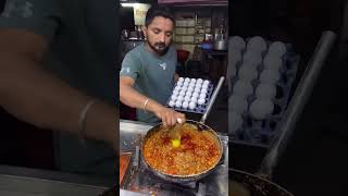 50 eggs bhurji making 😍 food foodblogger cooking recipe indianfastfood cuisinerecipe [upl. by Enelaehs]