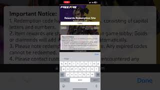 FREE FIRE REDEEM CODE TODAY 3 NOVEMBER REDEEM CODE FREE FIRE  FF REDEEM CODE TODAY 3 NOVEMBER [upl. by Hamnet]