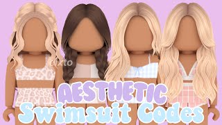 Aesthetic Roblox Swimsuits With Codes amp Links  elxto [upl. by Anertal541]