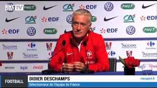 Football  Deschamps ne regrette pas la nonsélection de Lacazette  0610 [upl. by Nnaear]