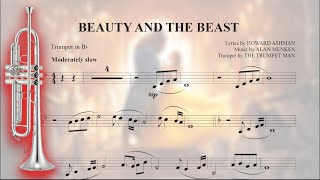 Beauty and the Beast  Bb Trumpet Sheet Music [upl. by Conn]