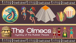 THE OLMECS  The RUBBER PEOPLE of Mesoamerica [upl. by Suivat790]