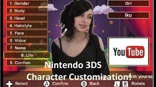 Ikus Top 5 Favorite 3DS Games W Character Customization [upl. by Eelnayr]