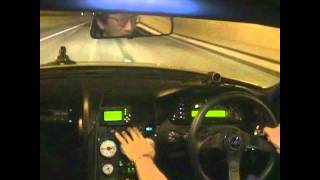 Nissan Skyline 1200hp 328kmh  Tunnel [upl. by Gnirps]