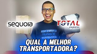 SHOPEE SEQUOIA OU TOTAL EXPRESS QUAL A MAIS RÁPIDA [upl. by Llenrahs]