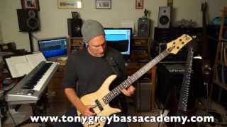 Major 7 Chord Tones and Tensions Free Bass Lesson 1 [upl. by Vinita]