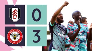 Fulham 03 Brentford  WEST LONDON DERBY🔥  Premier League Highlights [upl. by Nevyar]